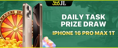 Daily Task Prize Draw iPhone 16 Pro Max